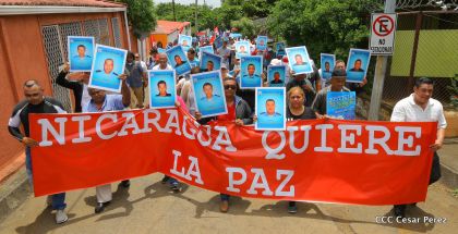 Familias nicaragüenses exigen justicia para las víctimas del terrorismo golpista