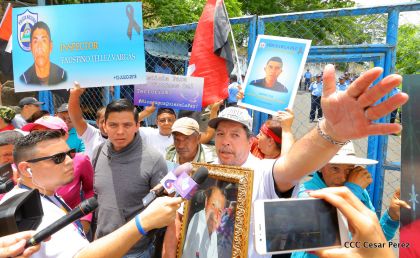 Familias nicaragüenses exigen justicia para las víctimas del terrorismo golpista