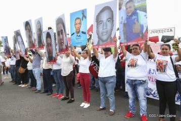 Familias nicaragüenses exigen justicia para las víctimas del terrorismo golpista