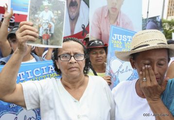 Familias nicaragüenses exigen justicia para las víctimas del terrorismo golpista