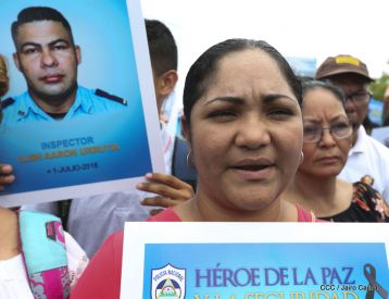 Familias nicaragüenses exigen justicia para las víctimas del terrorismo golpista