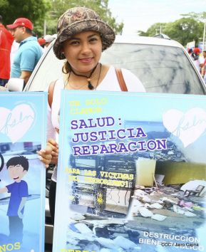 Nicaragüenses claman Justicia y Reparación para víctimas del terrorismo