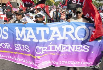 Nicaragua entera grita: ¡Son 198, Ellos los mataron! ¡Que paguen por sus crímenes!