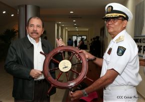 Conmemoración del 38 aniversario de la Fuerza Naval del Ejército de Nicaragua