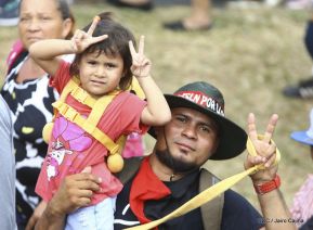 Mar de pueblo reclama justicia y reparación para las víctimas y castigo para los terroristas golpistas