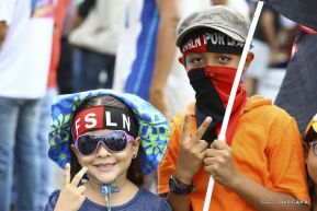 Mar de pueblo reclama justicia y reparación para las víctimas y castigo para los terroristas golpistas