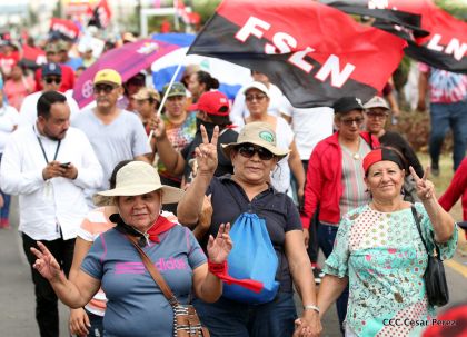 Mar de pueblo reclama justicia y reparación para las víctimas y castigo para los terroristas golpistas