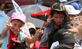 Miles piden Justicia para las víctimas del terrorismo golpista y conmemoran el 38 Aniversario de la Alfabetización