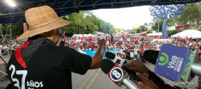 Miles piden Justicia para las víctimas del terrorismo golpista y conmemoran el 38 Aniversario de la Alfabetización