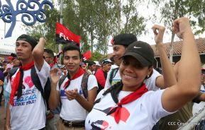 Miles piden Justicia para las víctimas del terrorismo golpista y conmemoran el 38 Aniversario de la Alfabetización