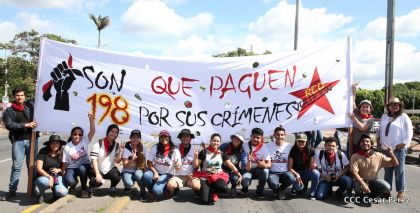 Justicia para víctimas del terrorismo, claman miles de nicaragüenses en Aniversario de Pancasán