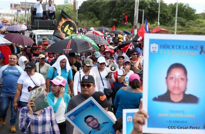 Justicia para víctimas del terrorismo, claman miles de nicaragüenses en Aniversario de Pancasán