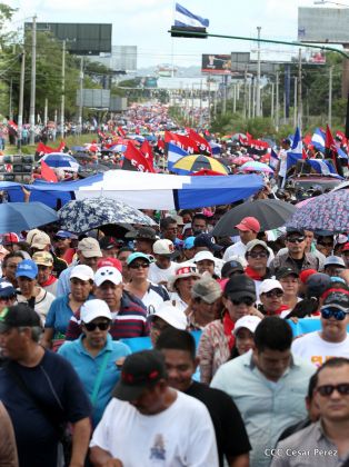 Justicia para víctimas del terrorismo, claman miles de nicaragüenses en Aniversario de Pancasán