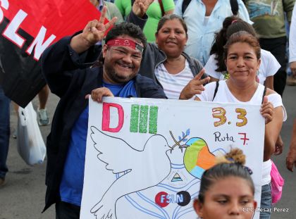 Justicia para víctimas del terrorismo, claman miles de nicaragüenses en Aniversario de Pancasán