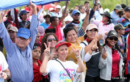 Justicia para víctimas del terrorismo, claman miles de nicaragüenses en Aniversario de Pancasán