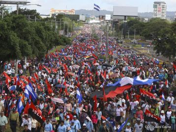 Justicia para víctimas del terrorismo, claman miles de nicaragüenses en Aniversario de Pancasán