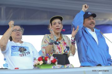 Justicia para víctimas del terrorismo, claman miles de nicaragüenses en Aniversario de Pancasán