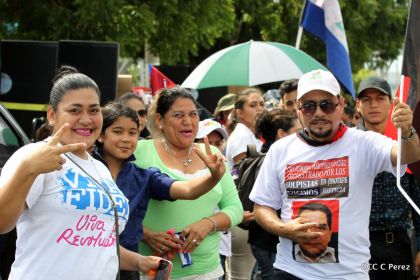 En #SeptiembreVictorioso miles exigen justicia para las víctimas del terrorismo golpista