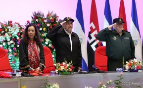 Acto del 39 aniversario de constitución del Ejército de Nicaragua