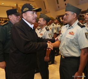 Acto del 39 aniversario de constitución del Ejército de Nicaragua