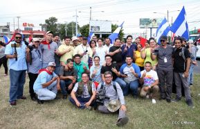 Periodistas sandinistas se pronuncian en defensa de la paz y la justicia