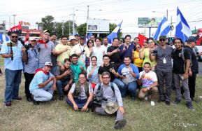 Periodistas sandinistas se pronuncian en defensa de la paz y la justicia