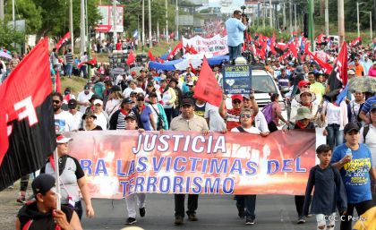 Nicaragua clama Paz, Vida y Justicia en caminatas multitudinarias para demandar castigo para los terroristas golpistas