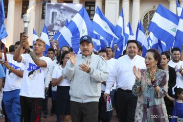 Antorcha de la Libertad Centroamericana, el fuego que llevamos en el corazón todos los nicaragüenses