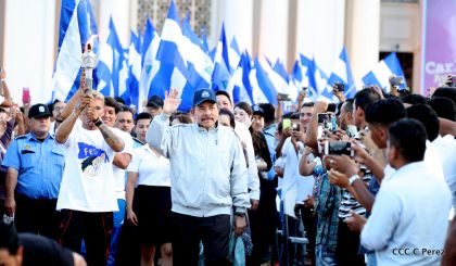 Antorcha de la Libertad Centroamericana, el fuego que llevamos en el corazón todos los nicaragüenses