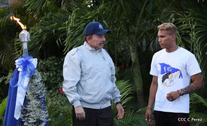 Antorcha de la Libertad Centroamericana, el fuego que llevamos en el corazón todos los nicaragüenses