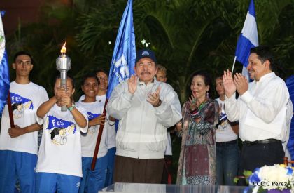 Antorcha de la Libertad Centroamericana, el fuego que llevamos en el corazón todos los nicaragüenses