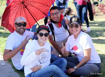 ¡Caminamos para honrar a nuestra Nicaragua Libre!