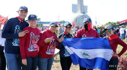 ¡Caminamos para honrar a nuestra Nicaragua Libre!