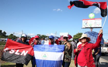 ¡Caminamos para honrar a nuestra Nicaragua Libre!