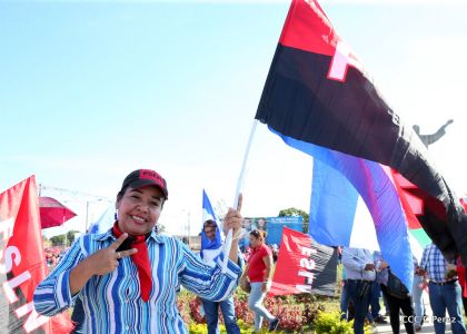¡Caminamos para honrar a nuestra Nicaragua Libre!