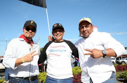 ¡Caminamos para honrar a nuestra Nicaragua Libre!