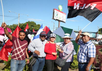 ¡Caminamos para honrar a nuestra Nicaragua Libre!