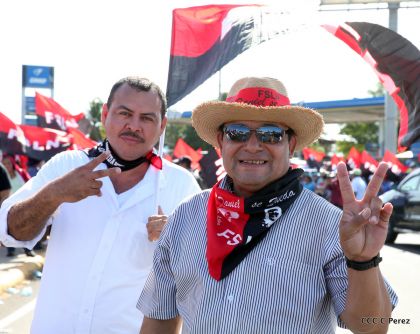 ¡Caminamos para honrar a nuestra Nicaragua Libre!