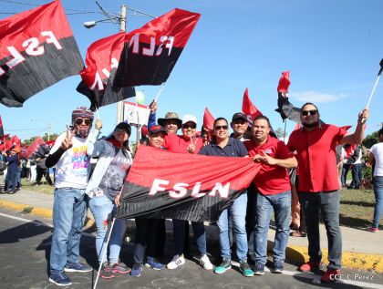 ¡Caminamos para honrar a nuestra Nicaragua Libre!