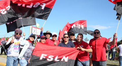 ¡Caminamos para honrar a nuestra Nicaragua Libre!