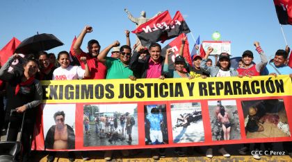 ¡Caminamos para honrar a nuestra Nicaragua Libre!