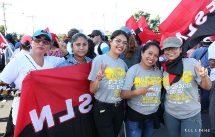 ¡Caminamos para honrar a nuestra Nicaragua Libre!