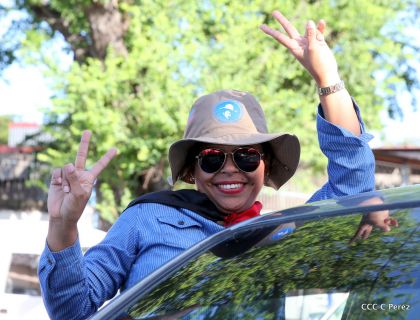 ¡Caminamos para honrar a nuestra Nicaragua Libre!