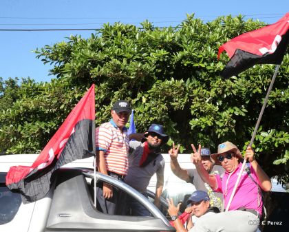 ¡Caminamos para honrar a nuestra Nicaragua Libre!