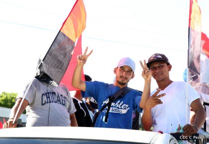 ¡Caminamos para honrar a nuestra Nicaragua Libre!