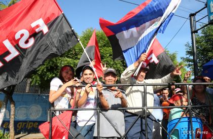 ¡Caminamos para honrar a nuestra Nicaragua Libre!