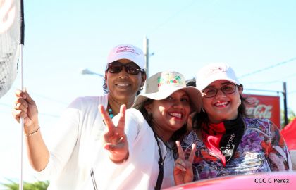 ¡Caminamos para honrar a nuestra Nicaragua Libre!