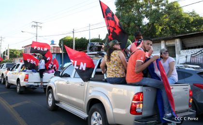 ¡Caminamos para honrar a nuestra Nicaragua Libre!