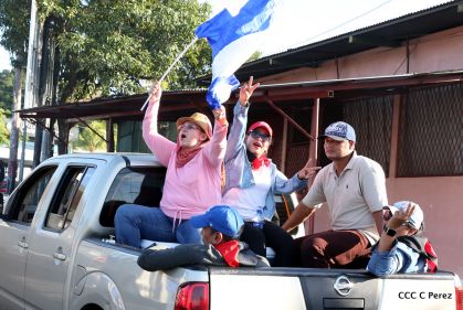 ¡Caminamos para honrar a nuestra Nicaragua Libre!