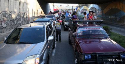 ¡Caminamos para honrar a nuestra Nicaragua Libre!